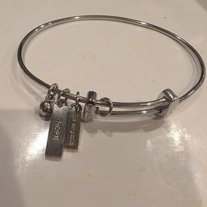 Lia Sophia Silver Charm Bracelet